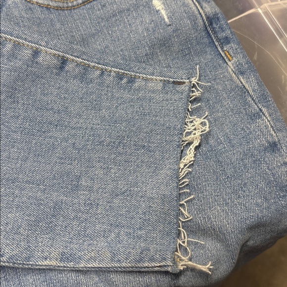 Old Navy high-rise curvy O.G. Straight raw hem size 6 - Picture 4 of 5